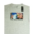 thumbnail image 2 of Men's Short Sleeve Tee, Classic Cotton Patriotic T-Shirt, 2 of 5