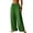 Green, variant on Women'S Loose Fit Solid Color Elastic Waist Pocket Straight Leg Casual Pants Khaki XXL