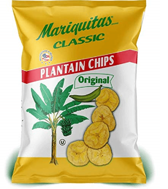 Mariquitas Classic Original Plantain Chips, 4Pack 3 oz. Bags