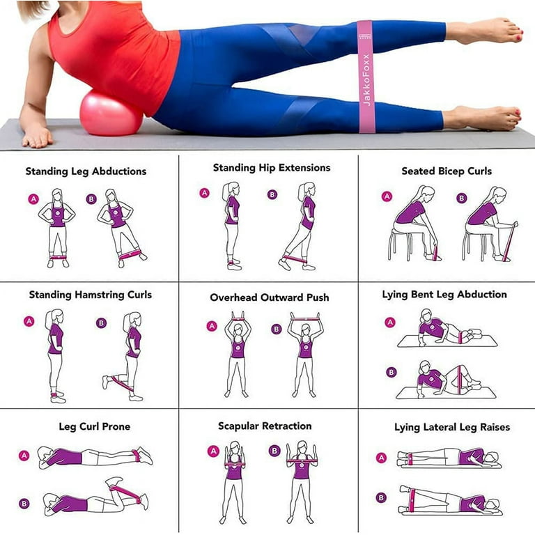 Elastic exercise bands for legs new arrivals