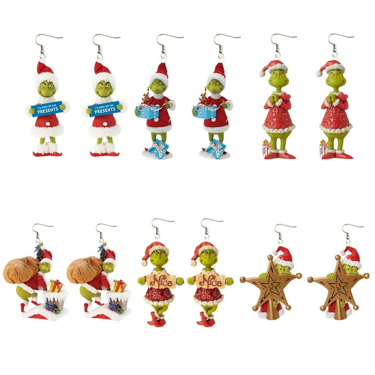 Grinch store earrings walmart