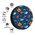 thumbnail image 2 of Kdxio Ocean Floor Animals for Tire Cover Wheel Protectors Tyre Covers Weatherproof Wheel Covers Universal Fit for Trailer Rv SUV Truck Camper Travel Trailers 17 inch, 2 of 5