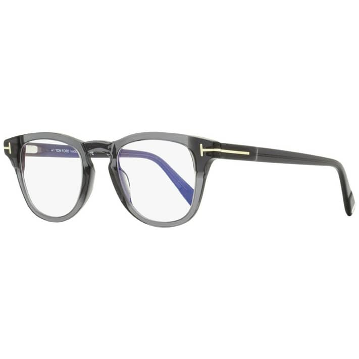 Tom Ford Blue Block Eyeglasses TF5660B 020 Transaparent Gray 49mm FT5660 -  