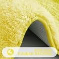 thumbnail image 3 of Luxury Bathroom Rug Mat, Extra Soft and Absorbent Bath Rugs, Non-Slip Plush Shaggy Bath Carpet Runner, Machine Wash Dry, Bath Mats for Bathroom Floor, Tub and Shower, 47x17, Yellow, 3 of 6