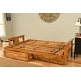 thumbnail image 2 of Kodiak Furniture Monterey Full Solid Wood Frame with Storage in Brown/Butternut, 2 of 2