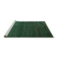 thumbnail image 2 of Ahgly Company Machine Washable Indoor Rectangle Abstract Turquoise Blue Modern Area Rugs, 8' x 12', 2 of 4