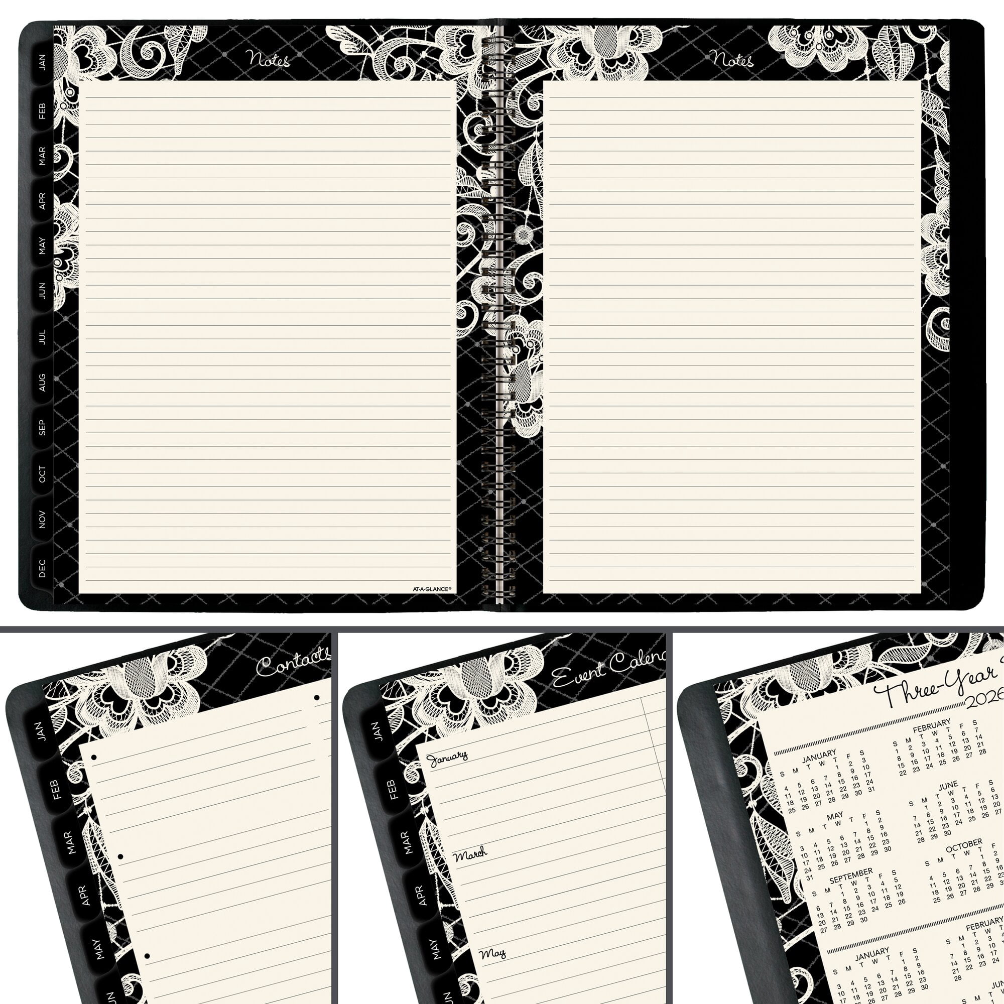 AT-A-GLANCE Lacey 2027 Weekly Monthly Appointment Book Planner Large 8 12 x 11 -