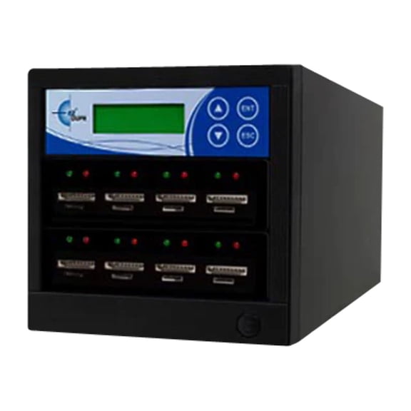 EZ Dupe 1 to 7 SD / MicroSD / TF Duplicator  Eraser (DoD Compliant) - 3 year warranty
