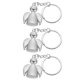 thumbnail image 1 of WEUVEB 3Ud Llavero Ángel Decorativo Plateado Para De Llaves Y, 1 of 8