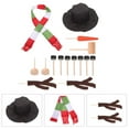 thumbnail image 3 of 1 Set Snowman Dressing up Props Kit Christmas Snowman DIY Decor Prop Supplies, 3 of 6