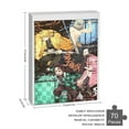 thumbnail image 3 of Demon Slayer Jigsaw Puzzle, Wood Puzzles Adult, 70 PCS Jigsaw Puzzle Perfect for Game Nights, 3 of 7
