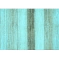 thumbnail image 1 of Ahgly Company Indoor Rectangle Solid Light Blue Modern Area Rugs, 6' x 9', 1 of 4