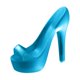 thumbnail image 3 of Zapatos de muñeca 1/4, miniatura de resina, elegantes zapatos de tacón alto para muñeca femenina. azul, 3 of 9