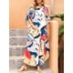 thumbnail image 5 of Vestido largo suelto con botones para mujer Vestido camisero con bolsillos Bata de playa Cubrir MABOTO Vestido, 5 of 7