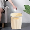 thumbnail image 6 of Small Trash, 4.5-Gallons, Plastic Garbage Can/Wastebasket, Rectangle Wastebasket Garbage Can Container Office Organizer for Kitchen, Bathroom fits Under-Sink/Desk/Countertop/Cabinet, 17 Liter, 6 of 8