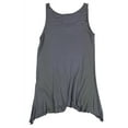 thumbnail image 2 of Maui & Sons Womens Man And Fan Tank Top, Grey, Medium, 2 of 2