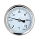 thumbnail image 4 of Indicador de temperatura Irfora diámetro de aluminio del tornillo del indicador de temperatura 0-120°C el 1/2 BSP del termómetro horizontal del dial de 63m m Irfora Indicador de temperatura, 4 of 6