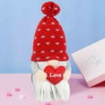 thumbnail image 6 of 2Pcs Valentines Day Gnomes Decorations,Handmade Valentine Gnome Decor Mr & Mrs Swedish Tomte Stuffed Gnomes Plush Doll Knomes Ornaments For Girlfriend Wife Women Girl Home Table Shelf Gift Valentines, 6 of 7