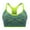 Green, variant on Women's High Support Racerback Sports Bra Adjustable Cami Bra Athletic Tops with Removable Pads