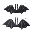 thumbnail image 3 of Alas de murciélago de accesorios para disfraces de Halloween para niños adultos con correas elásticas negras, 3 of 5