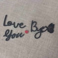 thumbnail image 3 of Elegante letrero de decoración de pared de madera "Love You Bye" para el hogar, la sala de estar, el dormitorio, el pasillo: obra de arte colgante rústica moderna, fácil de instalar, construcción de, 3 of 7