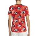 thumbnail image 3 of Scrubstar Women's "Mickey Forever" V-Neck Print Scrub Top WM12T745LA, 3 of 5