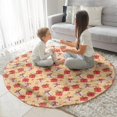 47 Inch Round Flannel Blanket for Adults & Kids, Soft, Cozy ...