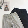 thumbnail image 2 of Qarigey Pantalones deportivos Mujer Casual Suelto Cintura alta Pantalón largo de pierna ancha Prendas para la parte inferior del cuerpo negro L, 2 of 6