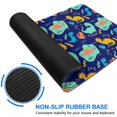 thumbnail image 6 of Long Mouse Pads for Desk,DarkBlue Cartoon Dinosaurs Pattern Desk Mats on Top Of Desks, Desk Mouse Pad Extra Large with 3mm Non-Slip Base and Stitched Edge for Gaming,Office,Work,Home 31.5"x15.7", 6 of 6