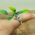 thumbnail image 3 of Black Rutile Quartz Gemstone 925 Sterling Silver Handmade Design Ring Gift Jewelry for Her, 3 of 5