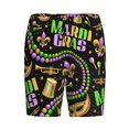 thumbnail image 3 of Picia Mardi Gras3 Pajama Shorts for Men, Men's Pajama Bottoms, Sleepwear,Short Pajama Pants-, 3 of 9
