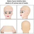 thumbnail image 2 of 4pcs Bald Caps Latex Bald Cap For Adults Makeup Bald Head Wig Cap Costume Accessory, 2 of 4