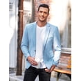 thumbnail image 3 of COOFANDY Men's Slim Fit Casual Blazers Lightweight Sport Coats One Button Suit Jackets, 3 of 6