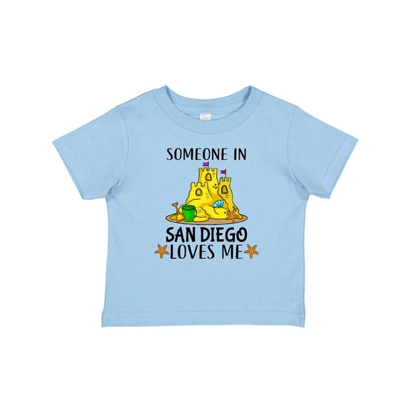 Inktastic Someone in San Diego Loves Me Boys or Girls Baby T-Shirt