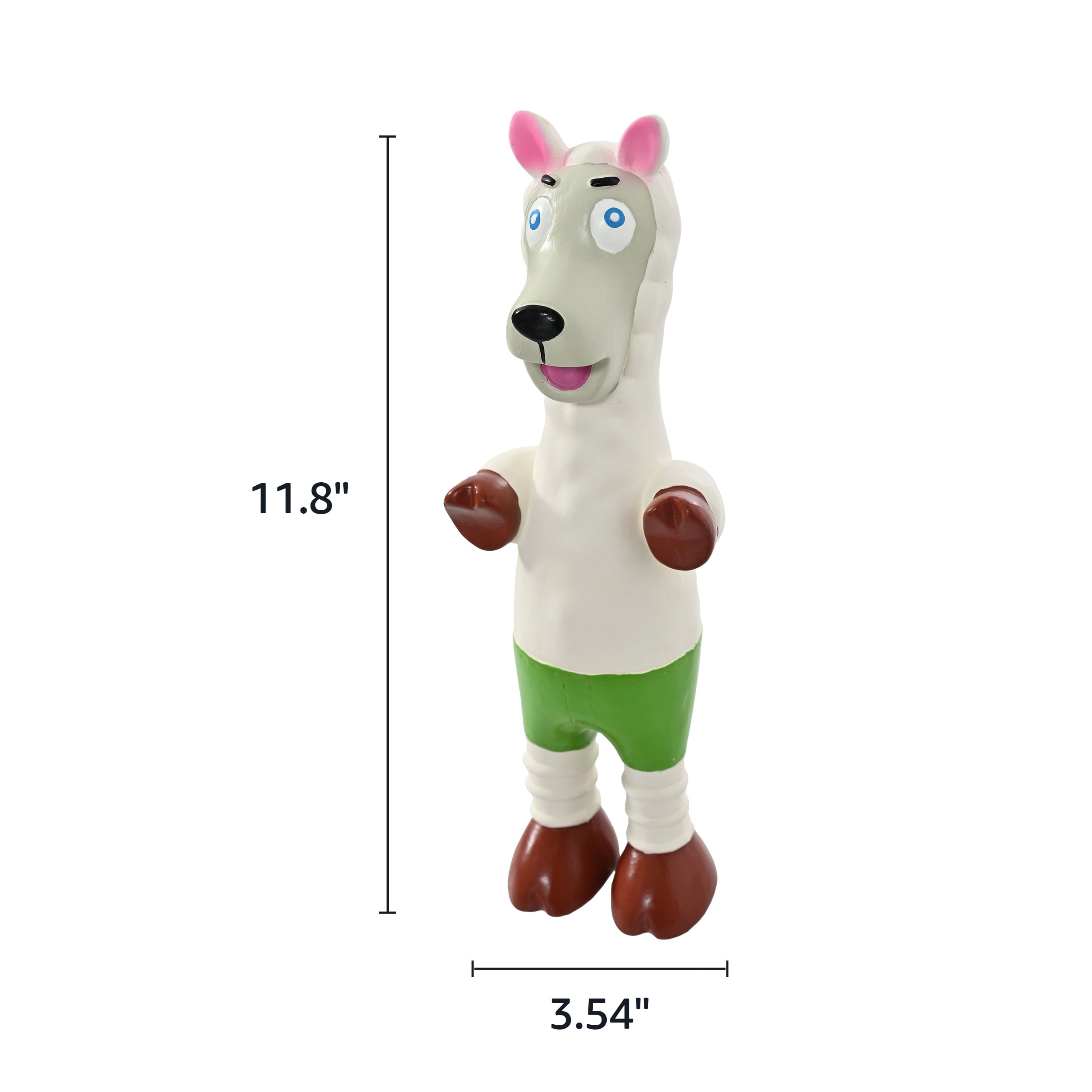 Max & Marlow 9.2" Squeaky Dog Toys for Small Dog, 3 Pack Funny Latex Puppy Chew Toys