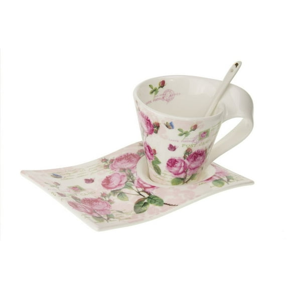 English Rose Cup and Saucer Set