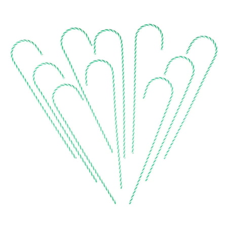 Outside Christmas Decorations For Sale Holiday Time Green and White Christmas Candy Cane Outdoor Yard Decorations, 25