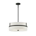 thumbnail image 4 of Trade Winds Lighting 4-Light Pendant Light In Matte Black, 4 of 6