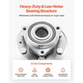 thumbnail image 4 of VEVOR Roulement de Roue Avant/arrière & Assemblage de Moyeu Compatible avec 2016-2017 Chevy Traverse LS Sport Utility Buick Enclave Commodité Cuir Premium GMC Acadia 4 Portes OEM 513277, 4 of 9