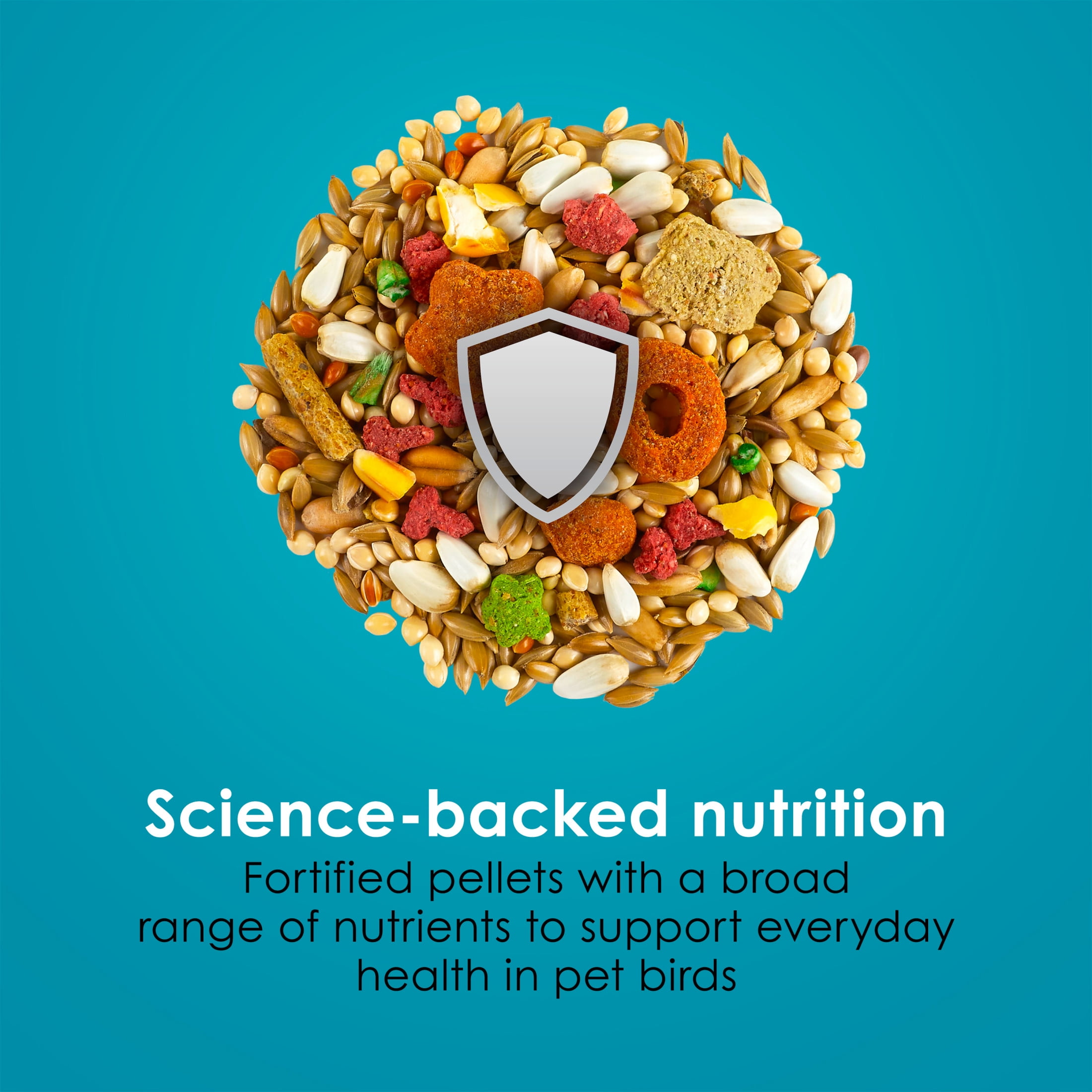 Kaytee Forti-Diet Pro Health + Safflower Nourish+Protect Cockatiel Food 4 Pounds