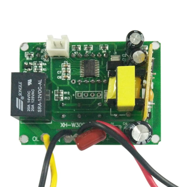 Graflsoa Precision Digital Temperature Controller with LCD Display, Adjustable Range -50°C to 110°C, 220V/24V/12V, 10A Output, Easy Installation for HVAC and Industrial Use