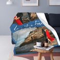 thumbnail image 3 of Custom Blanket with Picture for Couples, Personalized Flannel Throw Blankets,Gifts for Girlfriend Boyfriend Wife Husband Birthday Valentines Christmas, 3 of 6
