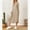 Khaki, variant on Women's Soft Sleepwear Long Sleeve Nightgown Casual Dresses Full Length Nightshirt Loose Loungewear Pajama Dress with Pockets