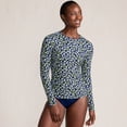 thumbnail image 4 of Lands' End Women's SunShade UPF 50 Long Sleeve Rash Guard Swim Tee, 4 of 6