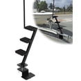 thumbnail image 1 of BeesClover IDEALHOUSE Boat Trailer Tongue Steps, Heavy Duty Boat Ladder with Handrail, Universal Fit for Bass Boat Pontoon Trailer, Non-Slip Safety Access Step, Adjustable Bracket, 400 LB Capacity, 1 of 8