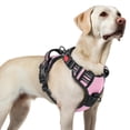 thumbnail image 1 of Arnés para perros Rabbitgoo, mejorado, sin tirones, para perros grandes, color rosa L, 1 of 9