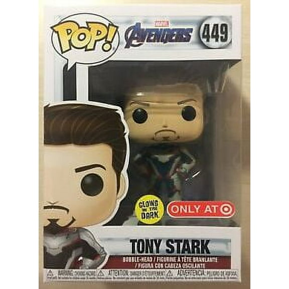 Avengers End Game Funko Pop Iron Man Tony Stark #449 GITD