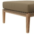thumbnail image 6 of Lounge Sectional Sofa Set, Brown Natural, Teak Wood, Outdoor Patio Balcony Cafe Bistro Garden Hospitality Restaurant, Modern Contemporary HB34465, 6 of 14