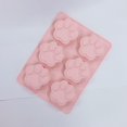 thumbnail image 4 of Paquete de 4 bandejas de moldes de hielo de silicona con forma de pata y hueso de cachorro, fabricante de utensilios para hornear reutilizables para hornear dulces de Chocolate, horno, 4 of 5