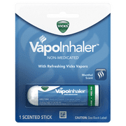 Vicks VapoInhaler Portable Nasal Inhaler, 1 Ct (Pack of 24)